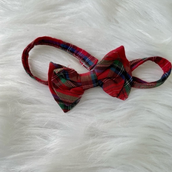 Mudpie Toddler Suspenders & Bow Tie Set Tartan Plaid - Picture 5 of 5